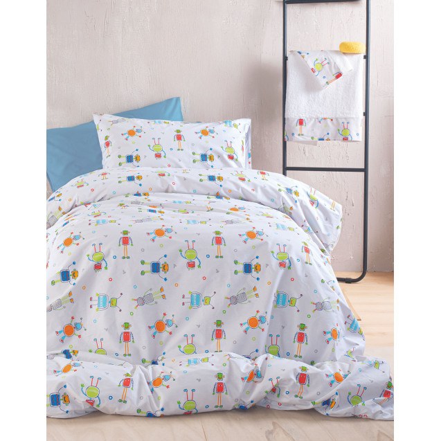 Σετ Παιδικά Σεντόνια Μονά 3 Τεμαχίων Rythmos...