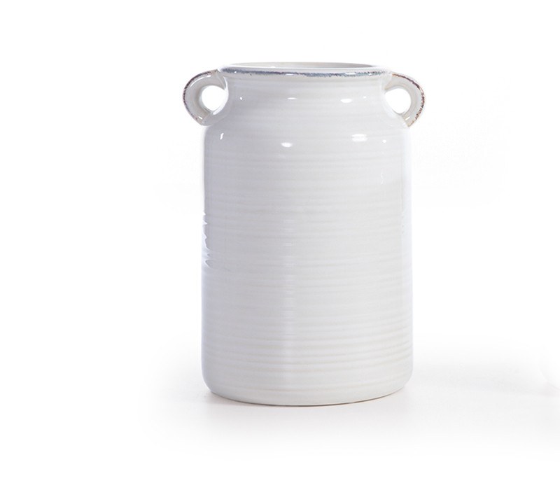 Κεραμικό Διακοσμητικό Βάζο Nef-Nef Lora Ecru 21x15