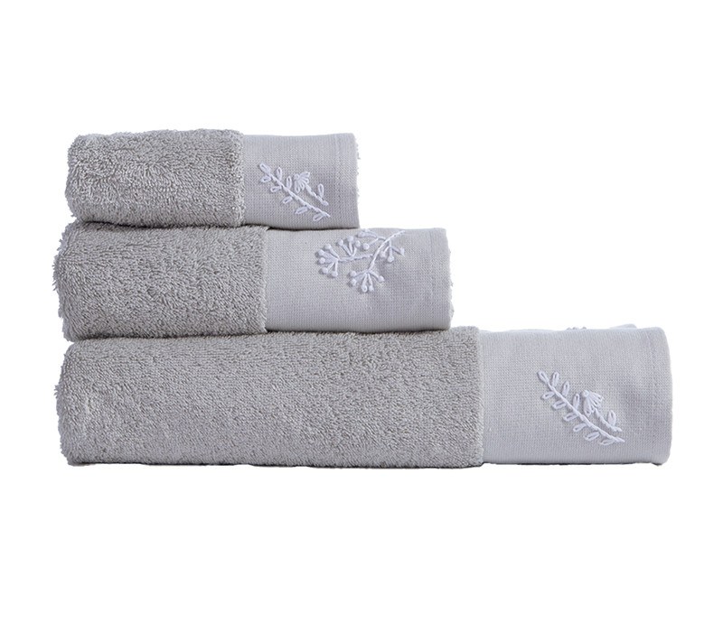 Nef - Nef - ΣΗΜΑΝΤΙΚΟ: Σε περίπτωση διαφοράς τιμής από το κατάστημα ισχύει παντα και μόνο η τιμή του καταστήματος Σετ Πετσέτες 3 Τεμαχίων Nef-Nef Perfection Silver 30x50