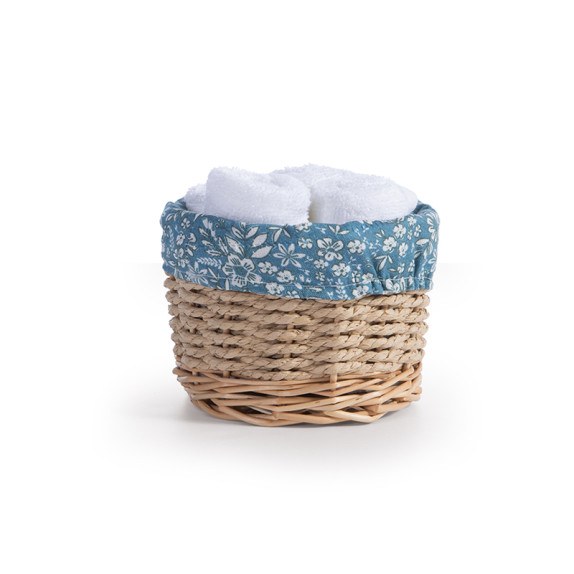 Καλαθάκι Με Λαβέτες 5 Τεμαχίων Nef-Nef Ethnia White 30x30