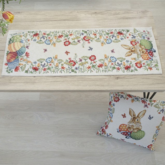 Dimeco Runner 45x140 Easter Bunny