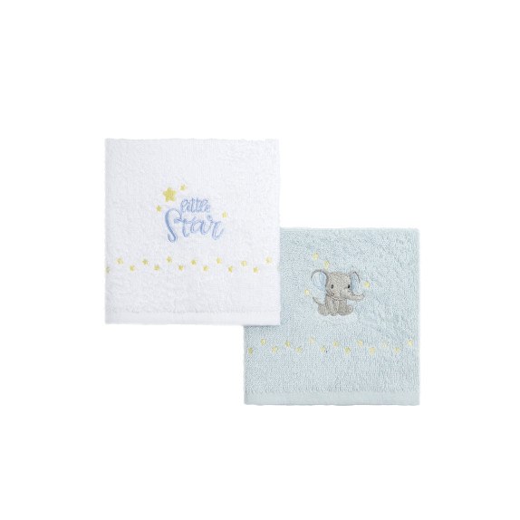 Σετ Πετσέτες 2 Τεμαχίων Nima  Elefantini 30x50,30x50