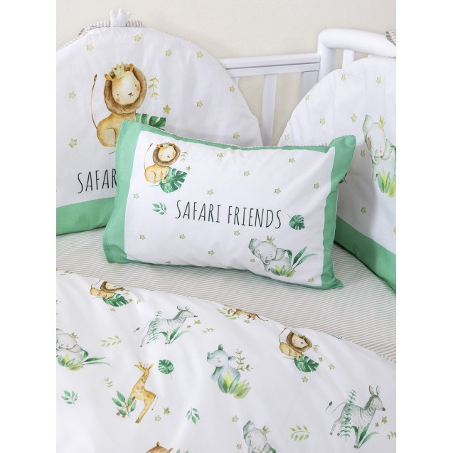 Κουβερλί Κούνιας Nima  Safari Friends 100x140