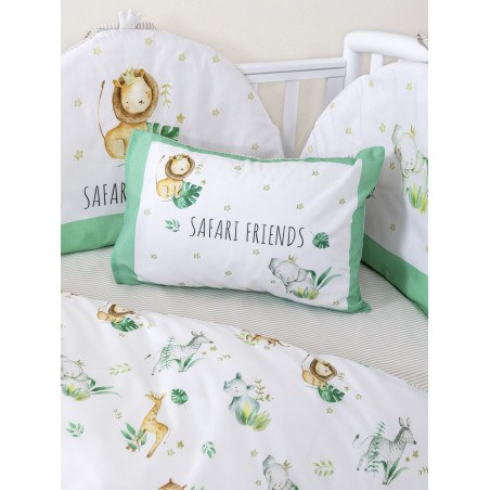 Κουβερλί Κούνιας Nima  Safari Friends 100x140
