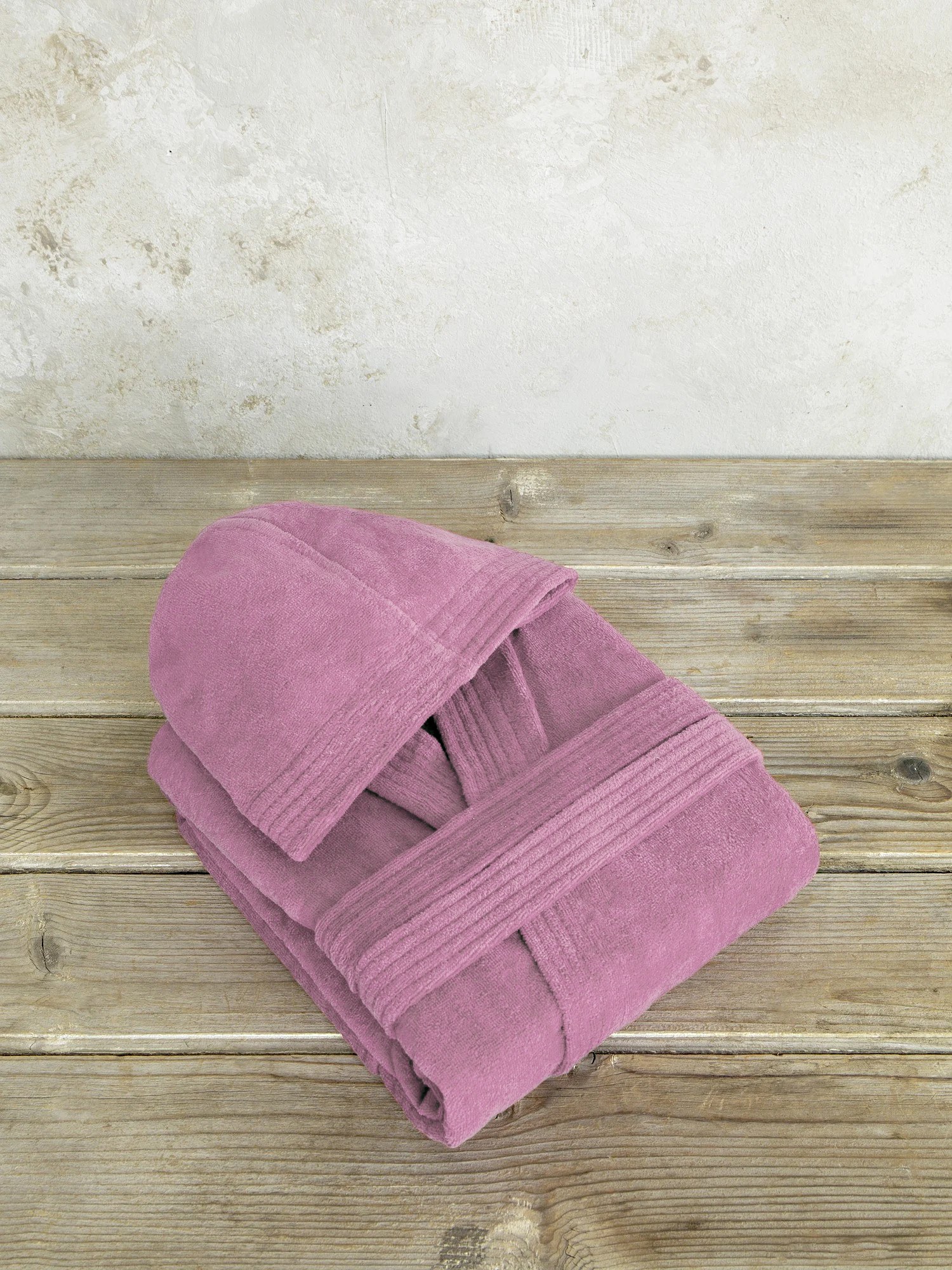 Μπουρνούζι με Κουκούλα Nima Dark Rose Small