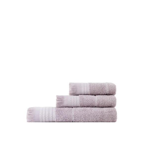 Σετ Πετσέτες 3 Τεμαχίων Nima  Dusty Lilac 30x50,50x90,70x140
