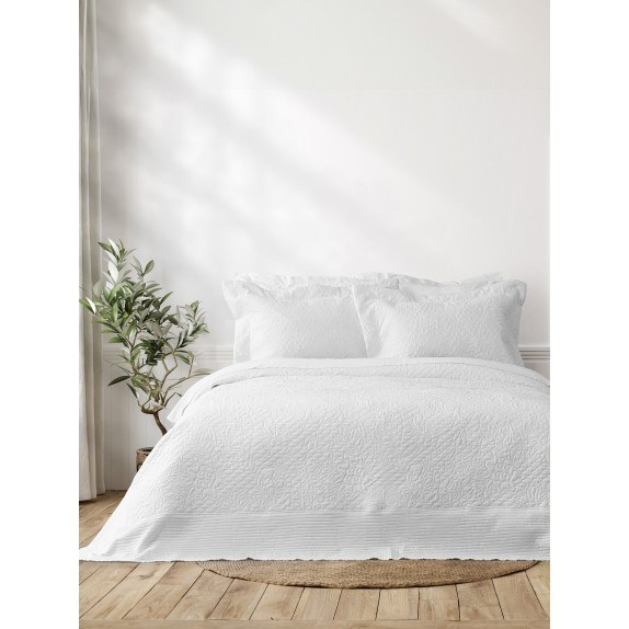 Σετ Κουβερλί King Size 3 Τεμαχίων Nima  Always White 240x260