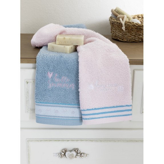 Σετ Πετσέτες 2 Τεμαχίων Nima  Sunny Summer 30x50,30x50