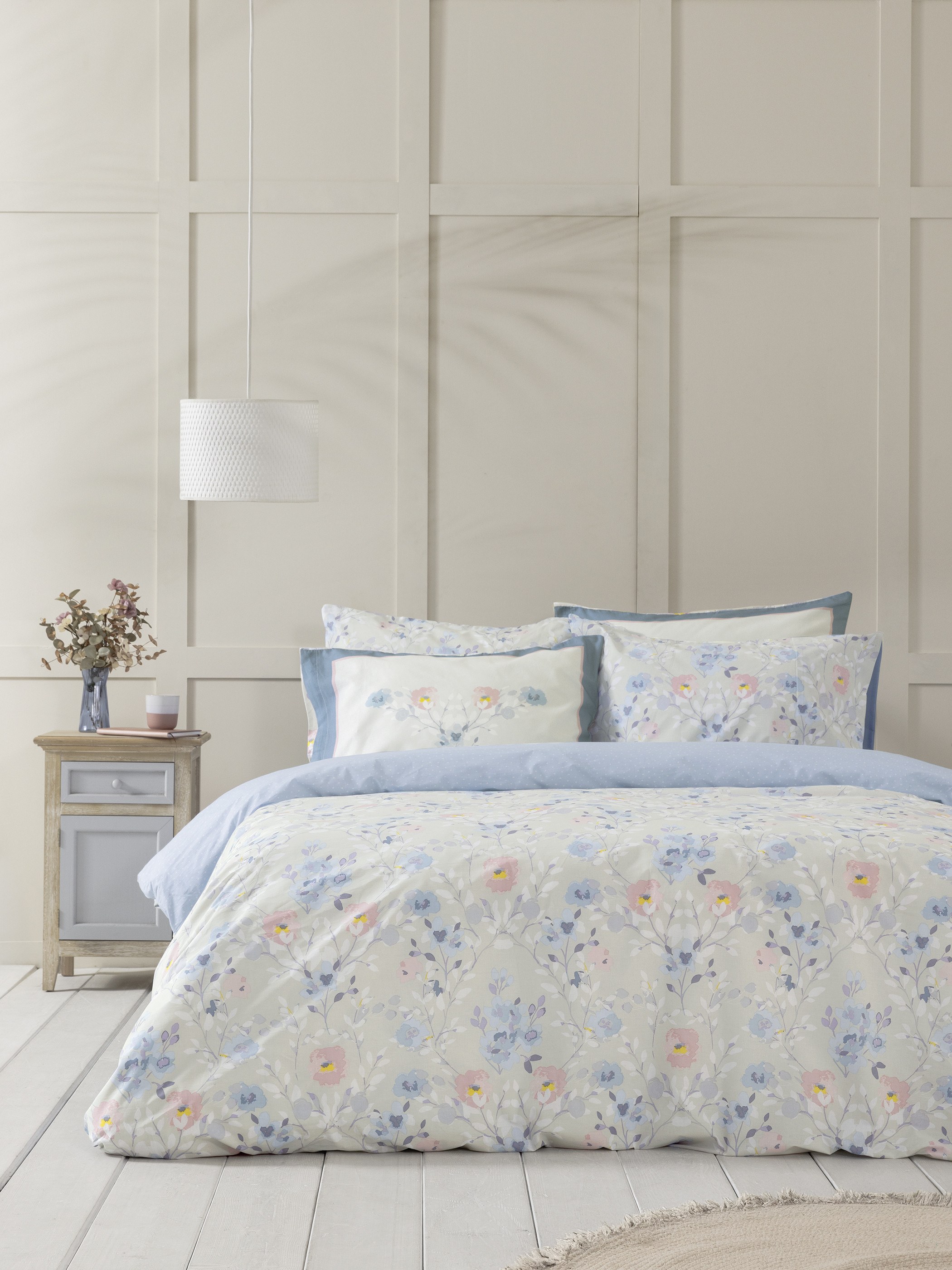 Σετ Σεντόνια King Size 4 Τεμαχίων Nima Idylle 270x280