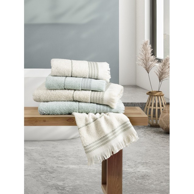 Σετ Πετσέτες 3 Τεμαχίων Nima  Light Beige...