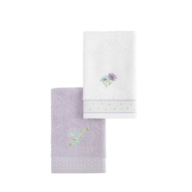 Σετ Πετσέτες 2 Τεμαχίων Nima  Lavender 30x50,30x50