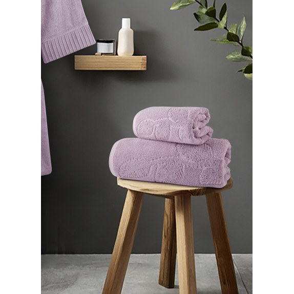 Σετ Πετσέτες 2 Τεμαχίων Nima  Serenity Lilac 50x90,70x140