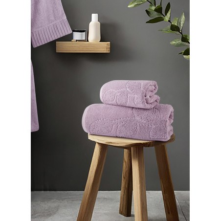Σετ Πετσέτες 2 Τεμαχίων Nima  Serenity Lilac 50x90,70x140