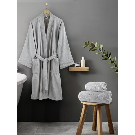 Μπουρνούζι Nima  Velvet Gray Extra/Extra Large