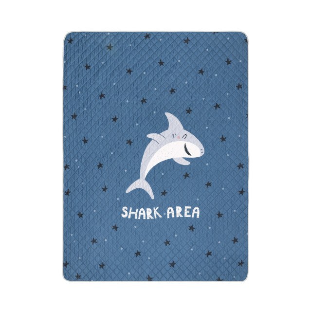 Παιδικό Κουβερλί Μονό Nima  Shark Area 160x220
