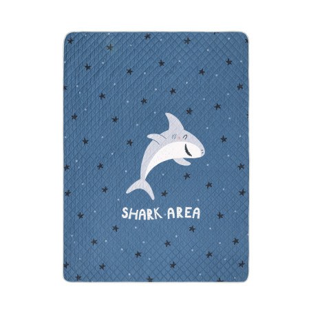 Παιδικό Κουβερλί Μονό Nima  Shark Area 160x220