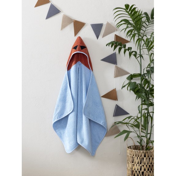 Παιδική κάπα με κουκουλα Nima  Superhero 70x120