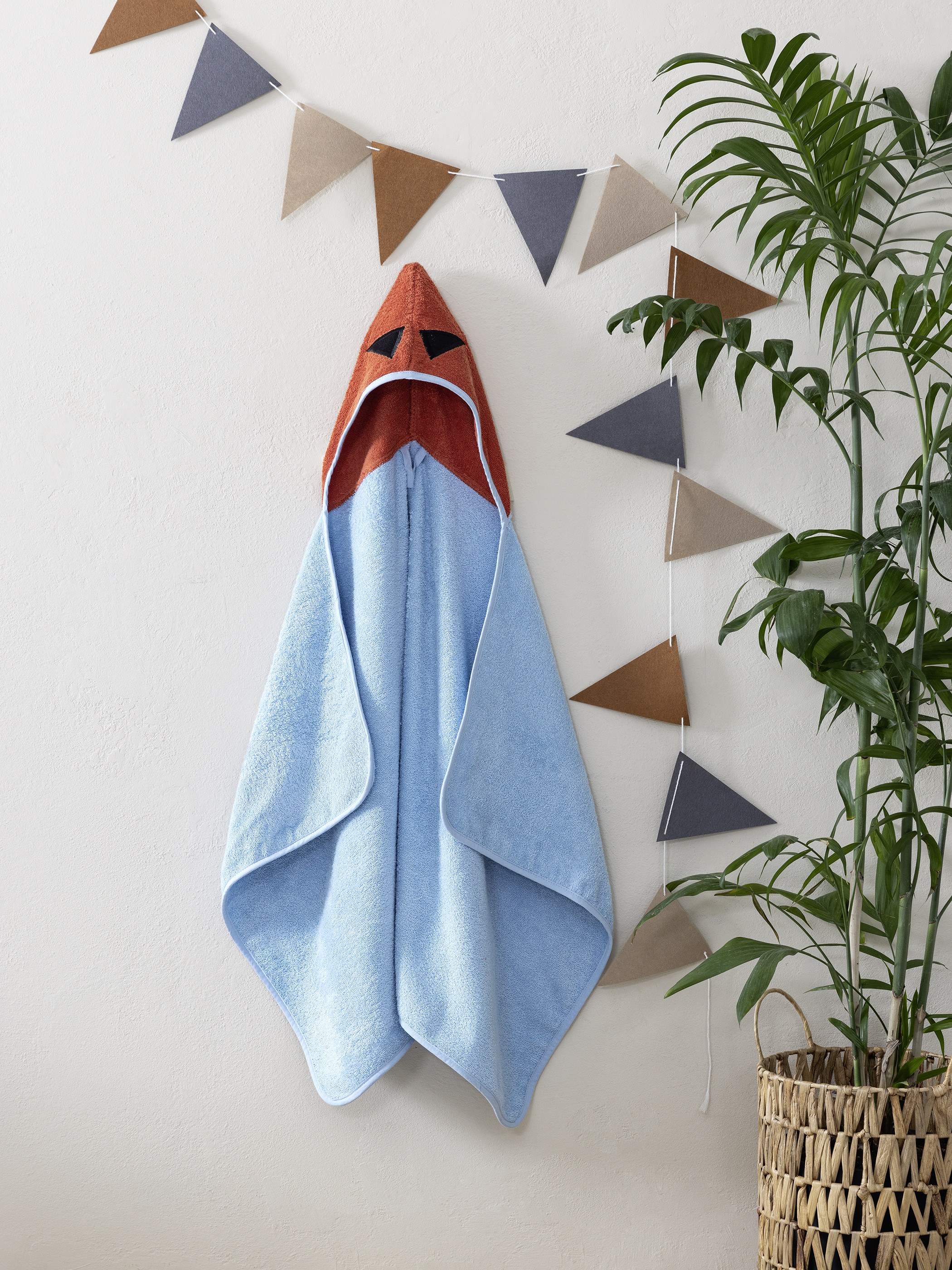 Παιδική κάπα με κουκουλα Nima Superhero 70x120