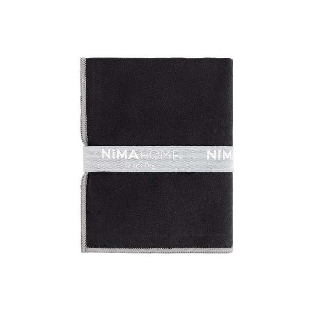 Πετσέτα Γυμναστηρίου Nima  Riva Black 50x90