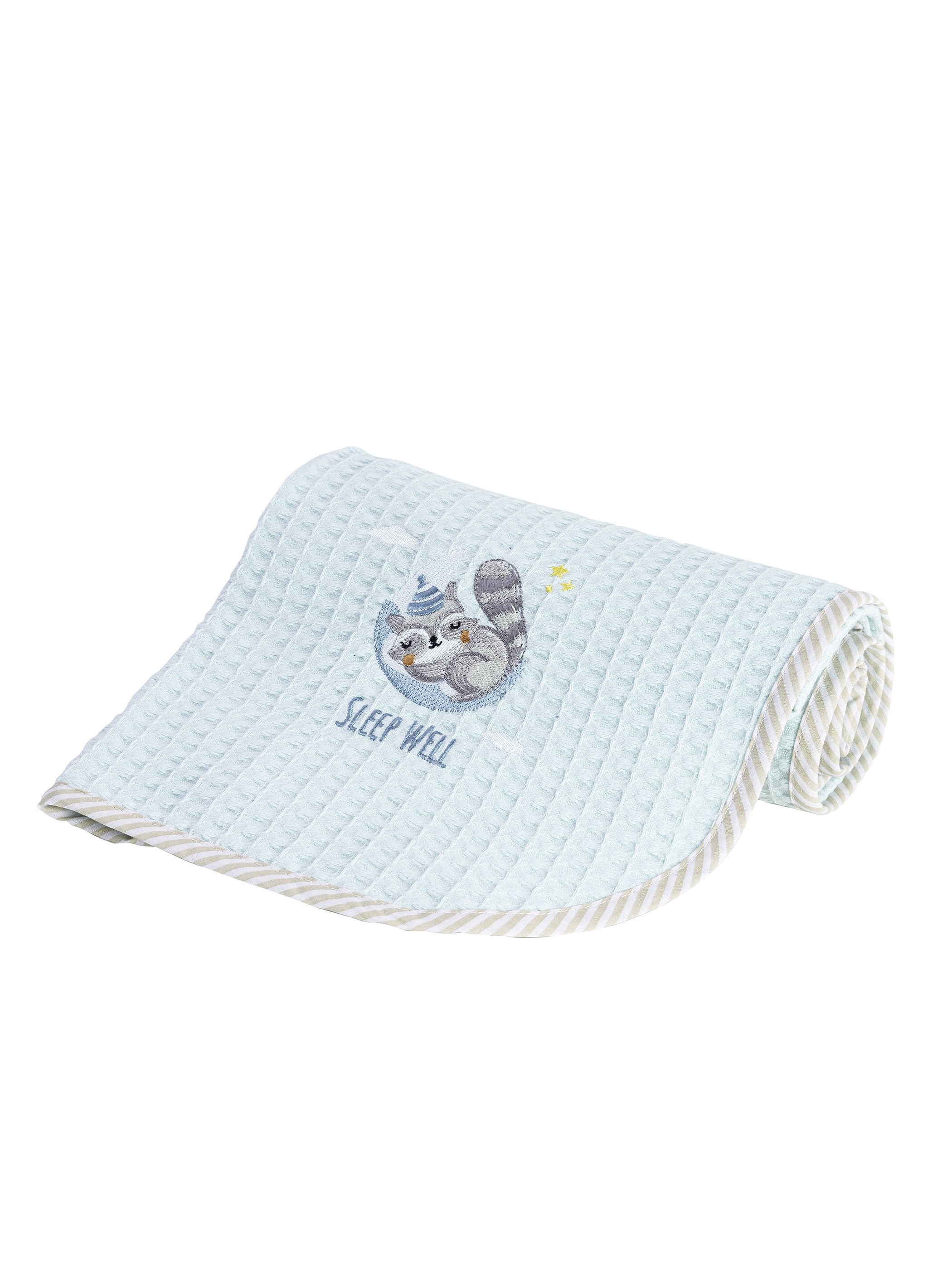 Κουβέρτα Πικέ Κούνιας Nima Sleepy Racoon 110x140