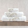 Σετ Πετσέτες 3 Τεμαχίων Rythmos Oberon Λευκο 30x50,50x90,80x150