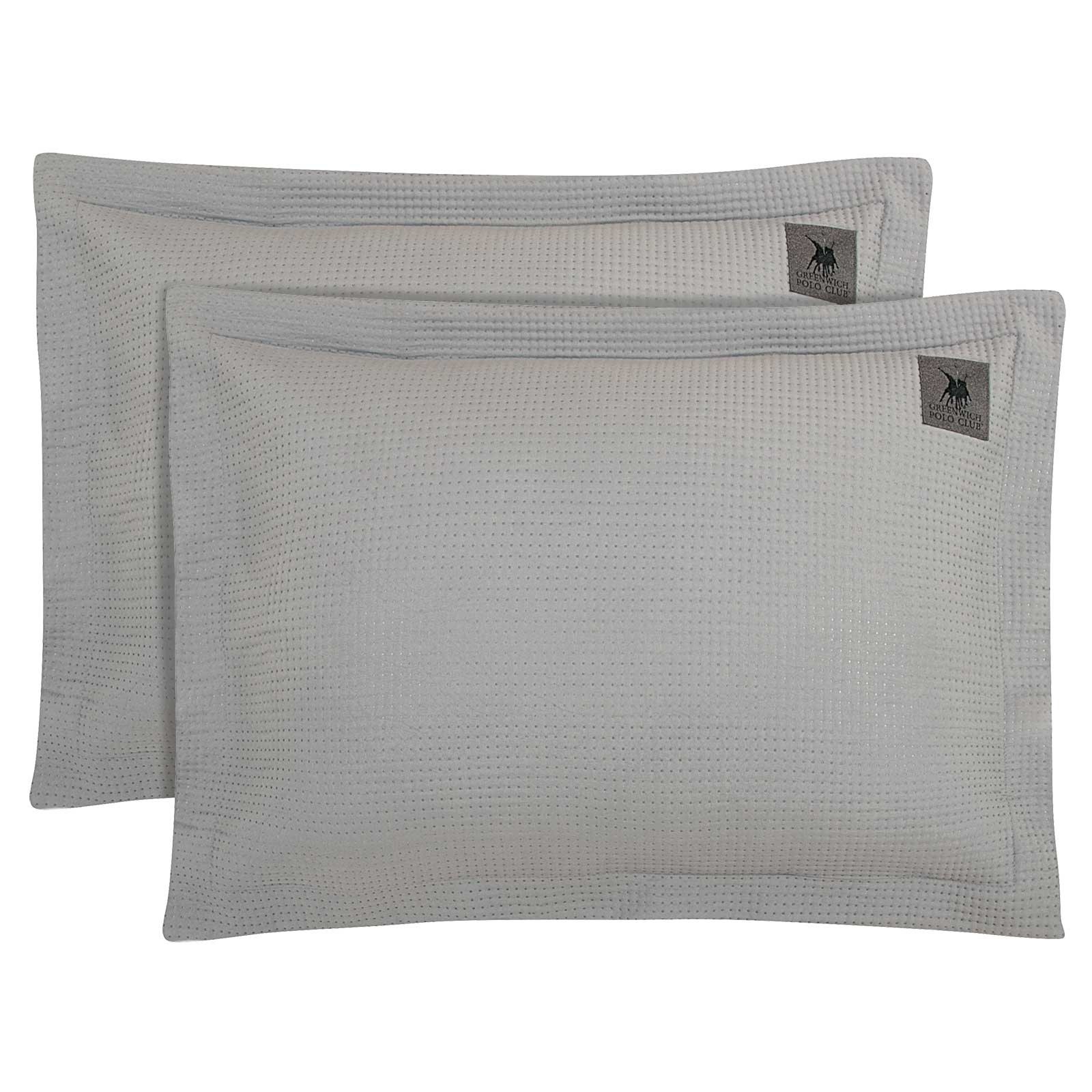 Σετ Μαξιλαροθήκες 2 Τεμαχίων Greenwich Polo 3496 Grey 50x70