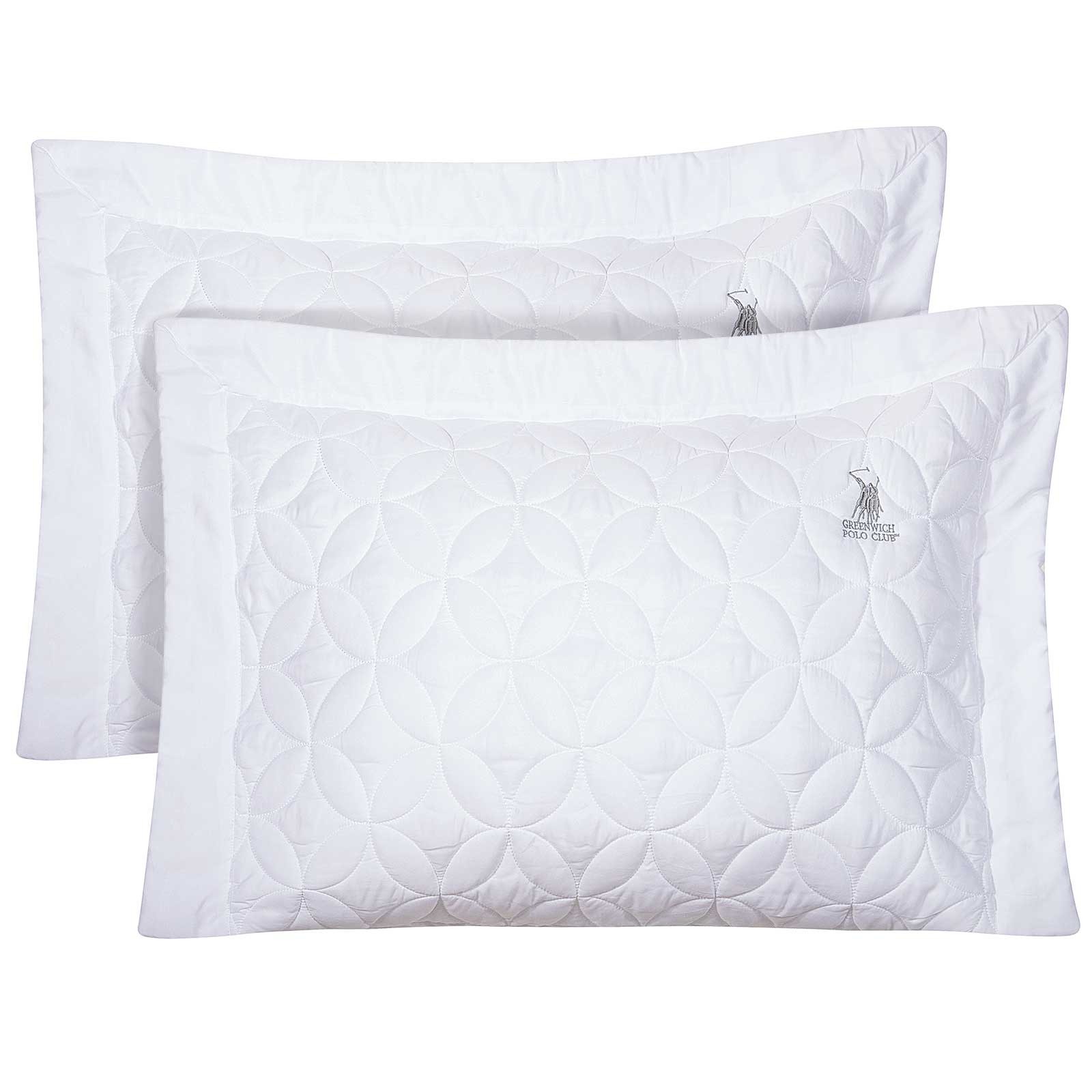 Σετ Μαξιλαροθήκες 2 Τεμαχίων Greenwich Polo 2357 White 50x70