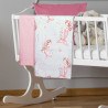 Σετ Σεντόνια Λίκνου 2 Τεμαχίων Greenwich Polo Club 8853 Grey- Pink 70x120
