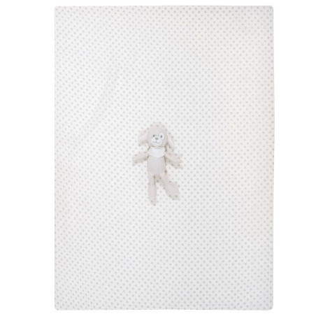 Κουβέρτα Πικέ Αγκαλιάς Greenwich Polo Club 8858 Grey- White 75x100