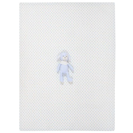 Κουβέρτα Πικέ Αγκαλιάς Greenwich Polo Club 8856 Blue- White 75x100