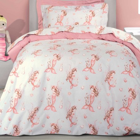 Σετ Παιδικά Σεντόνια Μονά 3 Τεμαχίων Greenwich Polo Club 8853 Grey- Pink 170x260