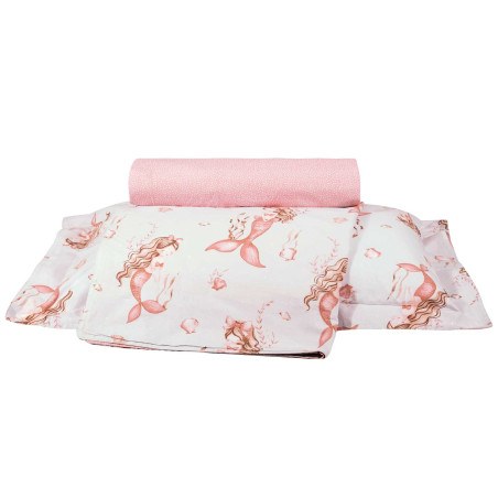 Σετ Παιδικά Σεντόνια Μονά 3 Τεμαχίων Greenwich Polo Club 8853 Grey- Pink 170x260