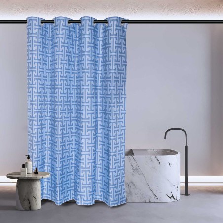 Κουρτίνα Μπάνιου Greenwich Polo Club 3119 Dusty Blue 200x180