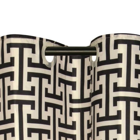 Κουρτίνα Μπάνιου Greenwich Polo Club 3123 Black 200x180