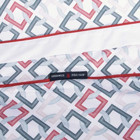 Σετ Σεντόνια King Size 4 Τεμαχίων Greenwich Polo Club 2269 Blue- Red 260x280