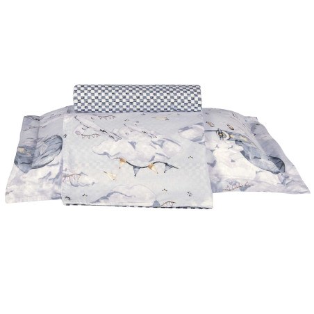 Σετ Παιδικά Σεντόνια Μονά 3 Τεμαχίων Greenwich Polo Club 8852 Grey 170x260