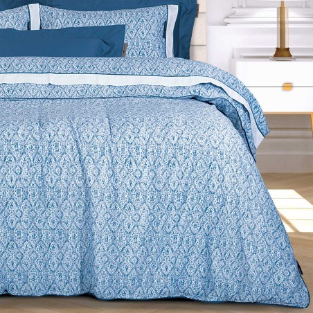 Σετ Σεντόνια Υπέρδιπλα 4 Τεμαχίων Greenwich Polo Club 2268 Blue- White 240x260