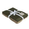 Σετ Ποτηρόπανα 2 Τεμαχίων Das Home 0802 Green- Olive 40x60
