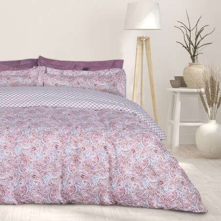 Σετ Σεντόνια Μονά 3 Τεμαχίων Das Home 9669 Pink- Red 170x260