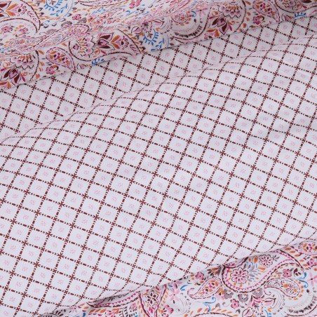 Σετ Σεντόνια Μονά 3 Τεμαχίων Das Home 9669 Pink- Red 170x260