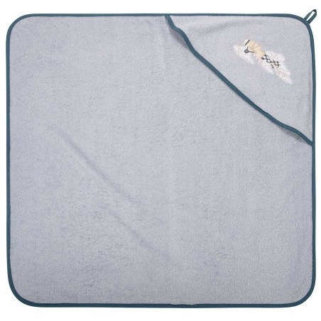 Βρεφική Κάπα Greenwich Polo Club 8852 Blue- Grey 80x80
