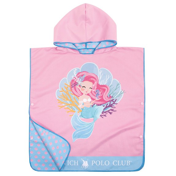 Παιδικό Poncho Greenwich Polo Club 4041 Pink 50x115