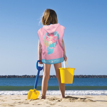 Παιδικό Poncho Greenwich Polo Club 4041 Pink 50x115