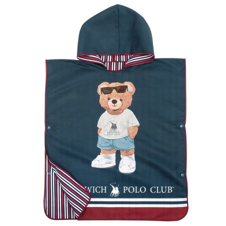 Παιδικό Poncho Greenwich Polo Club 4042 Blue 50x115