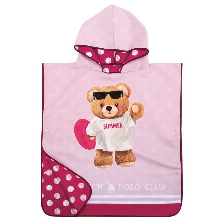 Παιδικό Poncho Greenwich Polo Club 4039 Pink 50x115