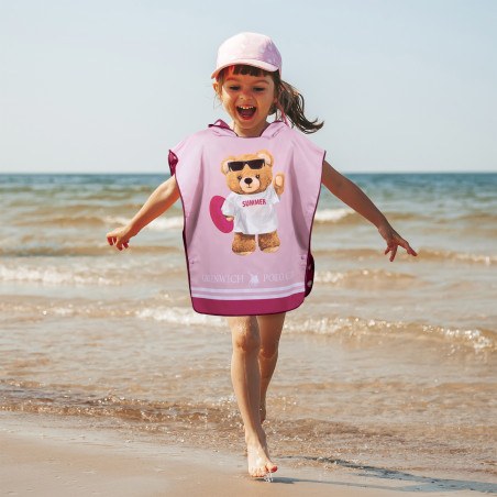 Παιδικό Poncho Greenwich Polo Club 4039 Pink 50x115