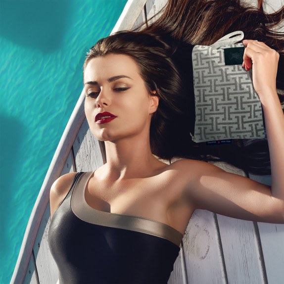 Νεσεσέρ Παραλίας Greenwich Polo Club 4006 Grey- Taupe 22x30