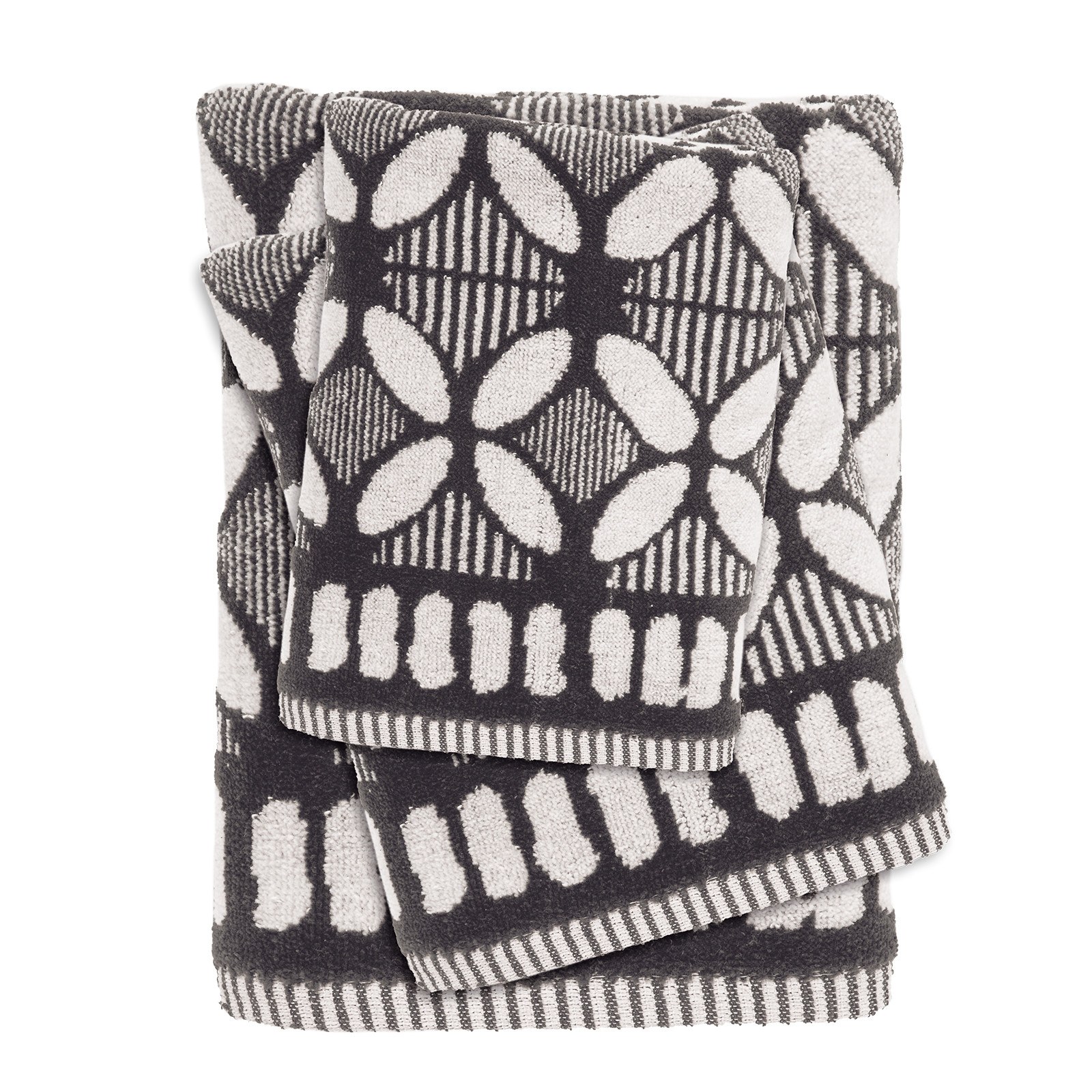 Σετ Πετσέτες 3 Τεμαχίων Das Home 0797 Grey 30x50,50x90,70x140