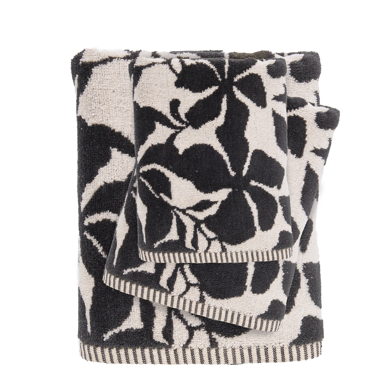 Σετ Πετσέτες 3 Τεμαχίων Das Home 0795 Black 30x50,50x90,70x140