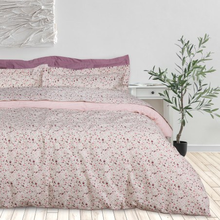 Σετ Σεντόνια Υπέρδιπλα 4 Τεμαχίων Das Home 3170 Pink- Taupe 240x260